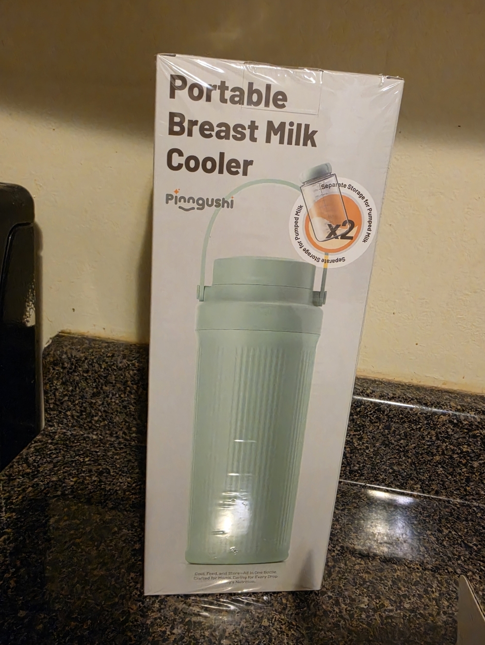 Portable Breast Milk Cooler — Mint Green